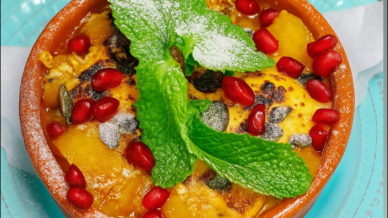 Parti✨(4)✨Ëmbëlsi dimri me kungull, djathë dhe mjaltë 🍯Desert tradicional me shije unike #Desert 