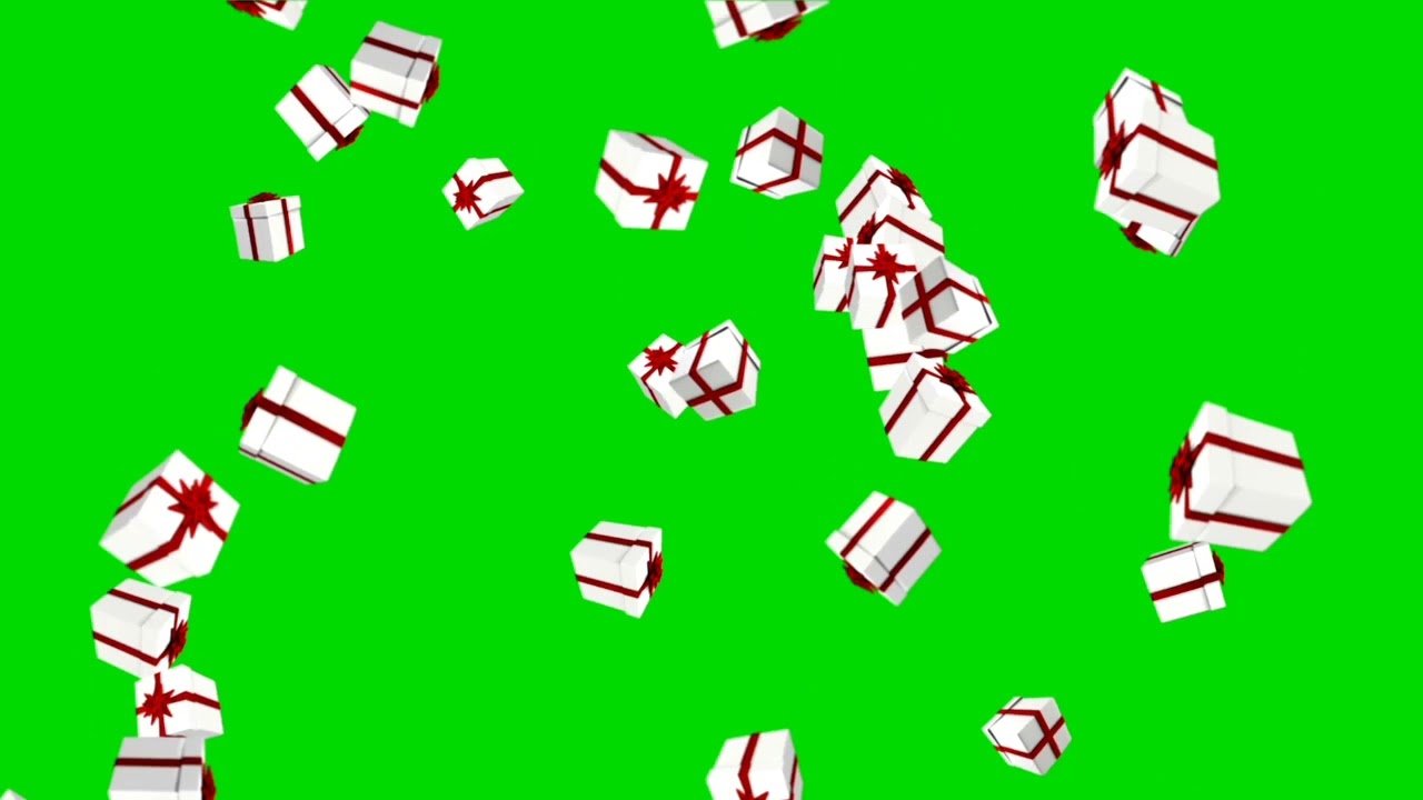 Greenscreen Gifts Overlay || Free