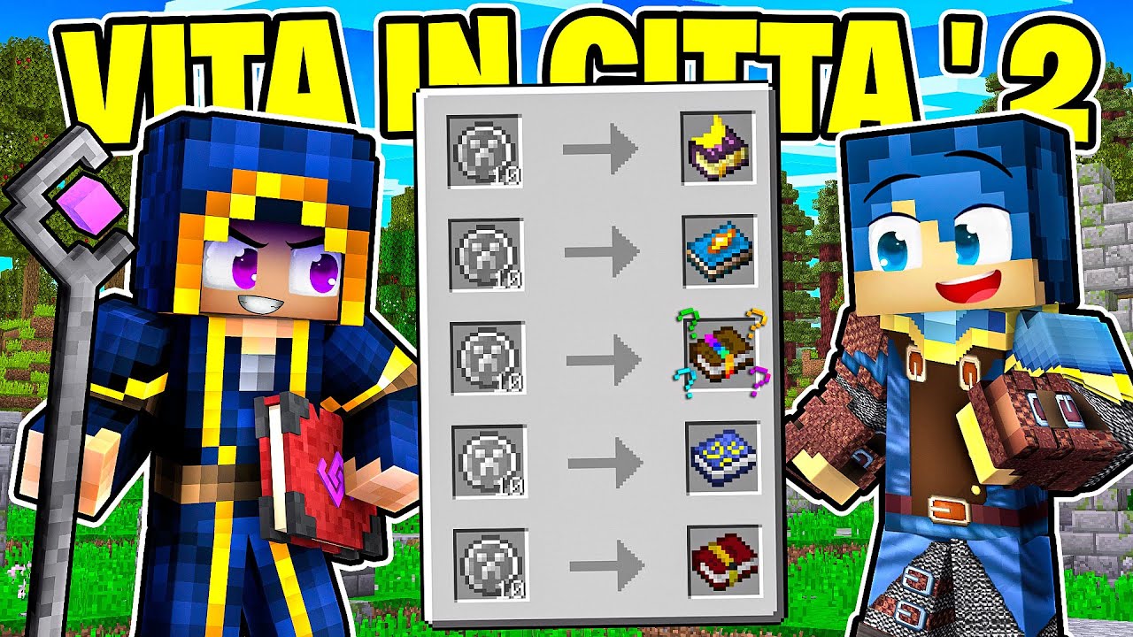 SPENDO TUTTI I MIEI SOLDI DAL NUOVO VENDITORE DELLA VITA IN CITTÀ 2! - MINECRAFT Ep.46