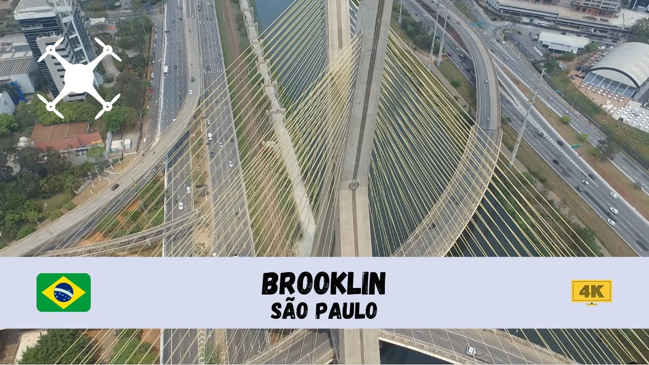 [4K] 🇧🇷 Brooklin, São Paulo - by drone 🇧🇷