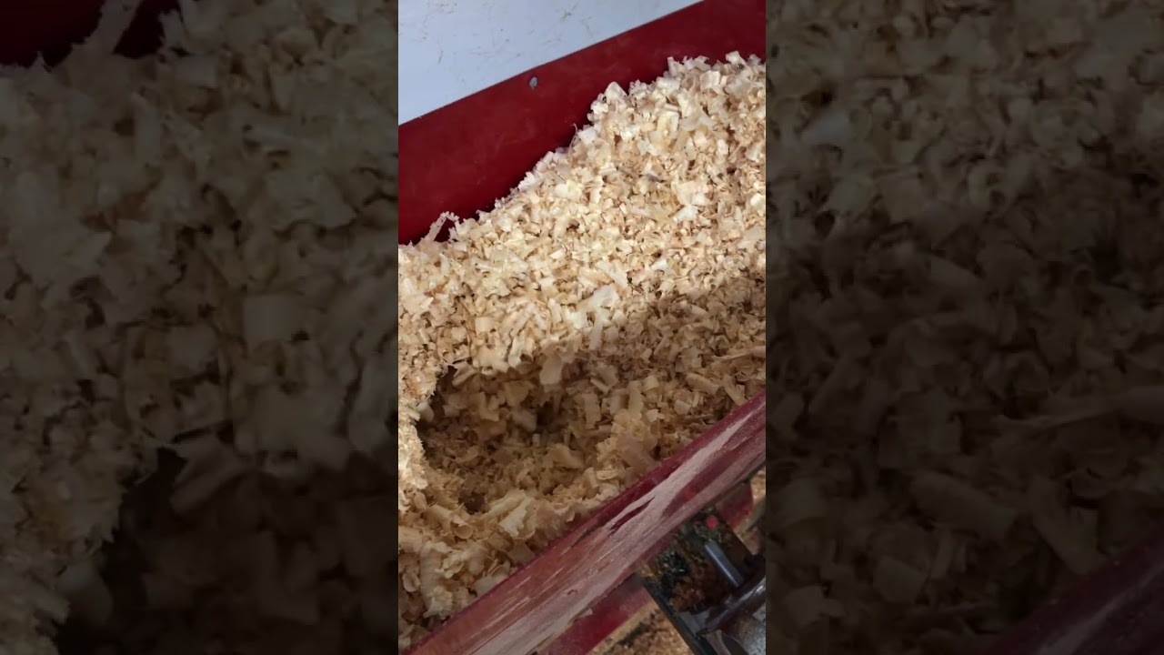 Sawdust Briquette Machine Converting Our Waste Wood Shavings At Harrogate Flooring Into Fuel