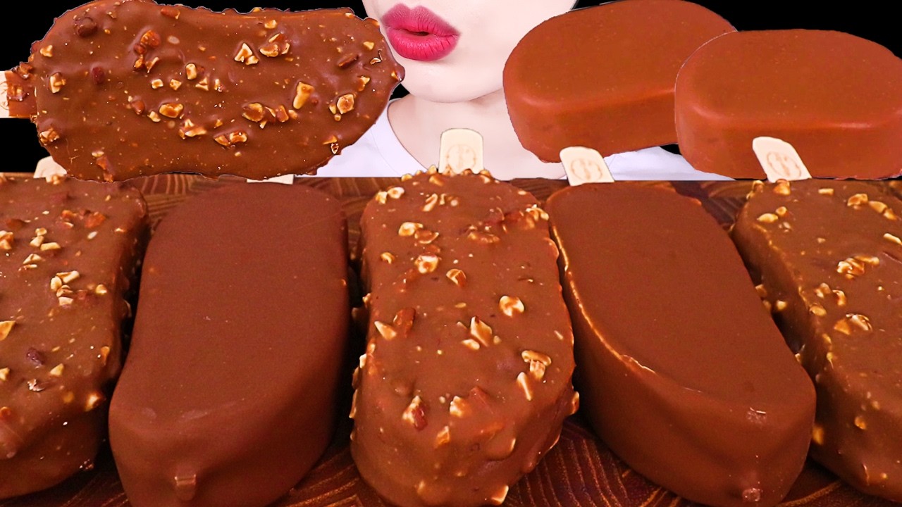 ASMR MUKBANG｜CHOCOLATE ICE CREAM PARTY 초콜릿 아이스크림 EATING SOUNDS 디저트 먹방