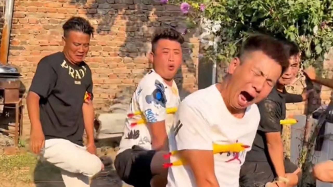 尖叫雞遊戲，男人之間的快樂#funny #沙雕剧情 #搞笑