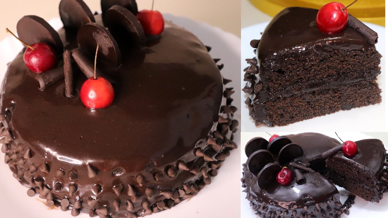 Super Easy Chocolate Truffle Cake In kadai/pot | No Whipping Cream, No Oven | Eggless Chocolate Cake