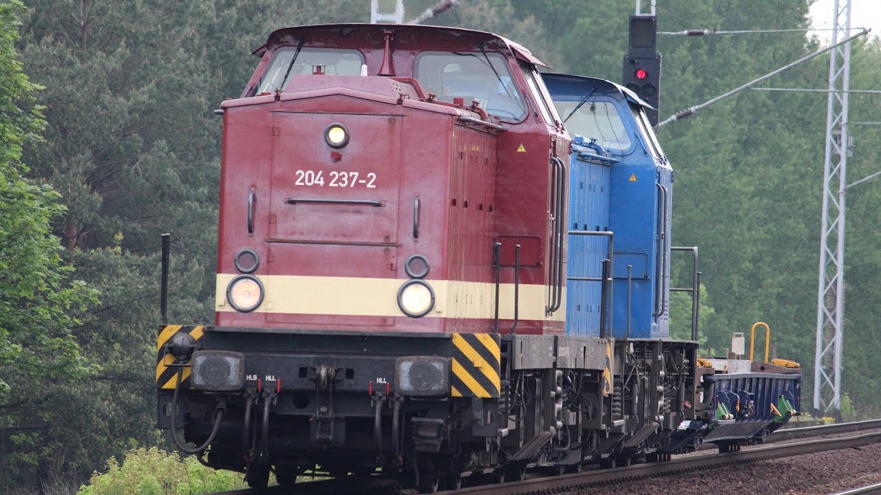 Güterzüge, PKP-Fernverkehr und Parkeisenbahn in Berlin-Wuhlheide / 13.05.17!