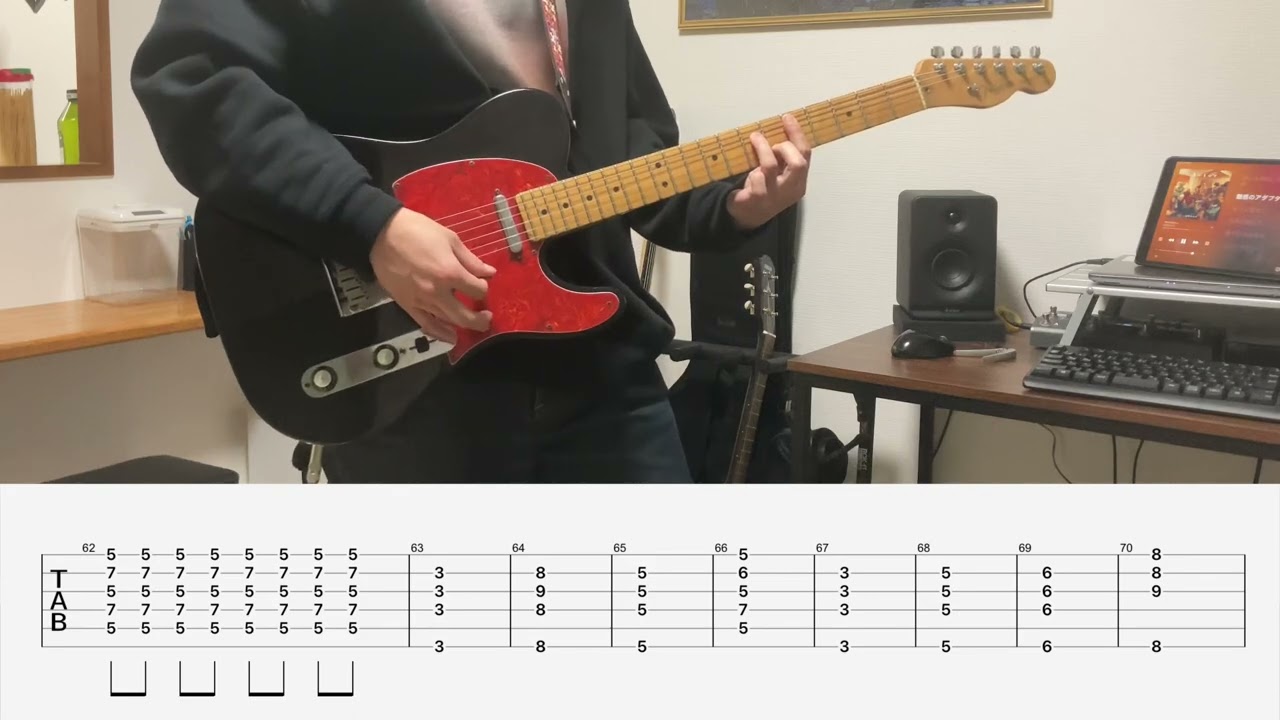 キャラクター - 緑黄色社会(guitar cover with TAB)