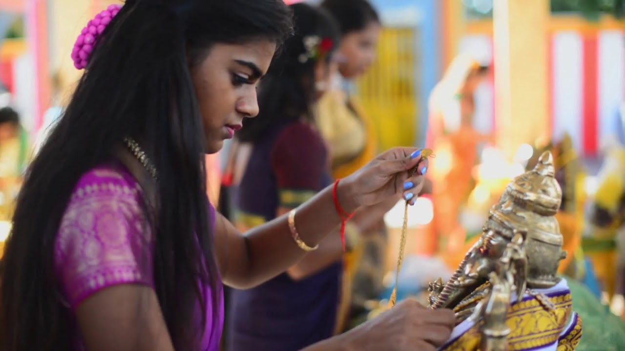 ZEE TAMIZH Miss Tamil Mauritius 2017 Poosei & Alangaram Competition