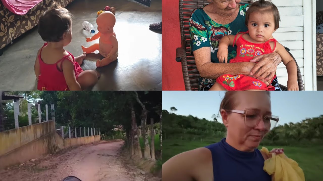CECÍLIA TA QUASE DO TAMANHO DE TIA DÔ+CORRI PRA NÃO ESCURECER NA ESTRADA.