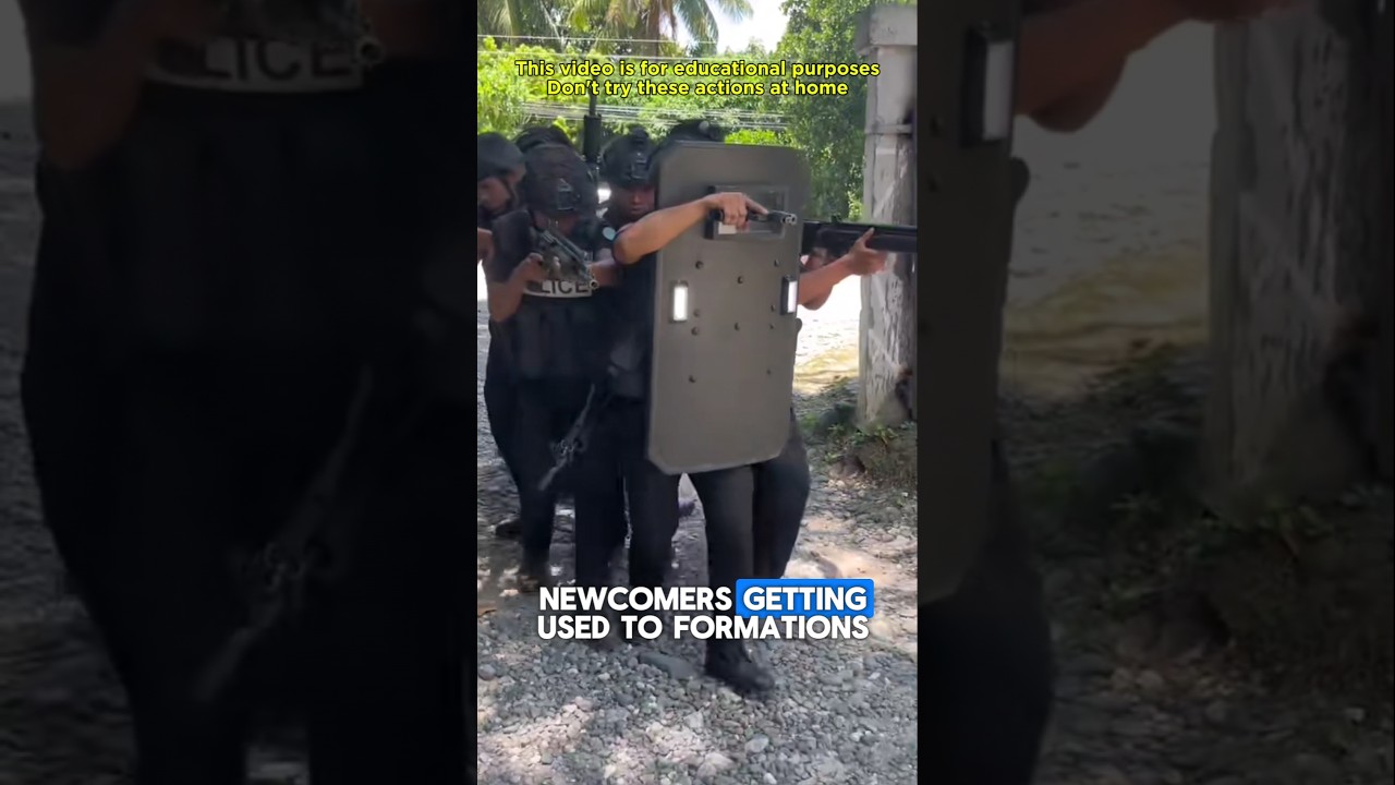 Experienced vs Newbie SWATs Trainings #facts #swat #police #funny