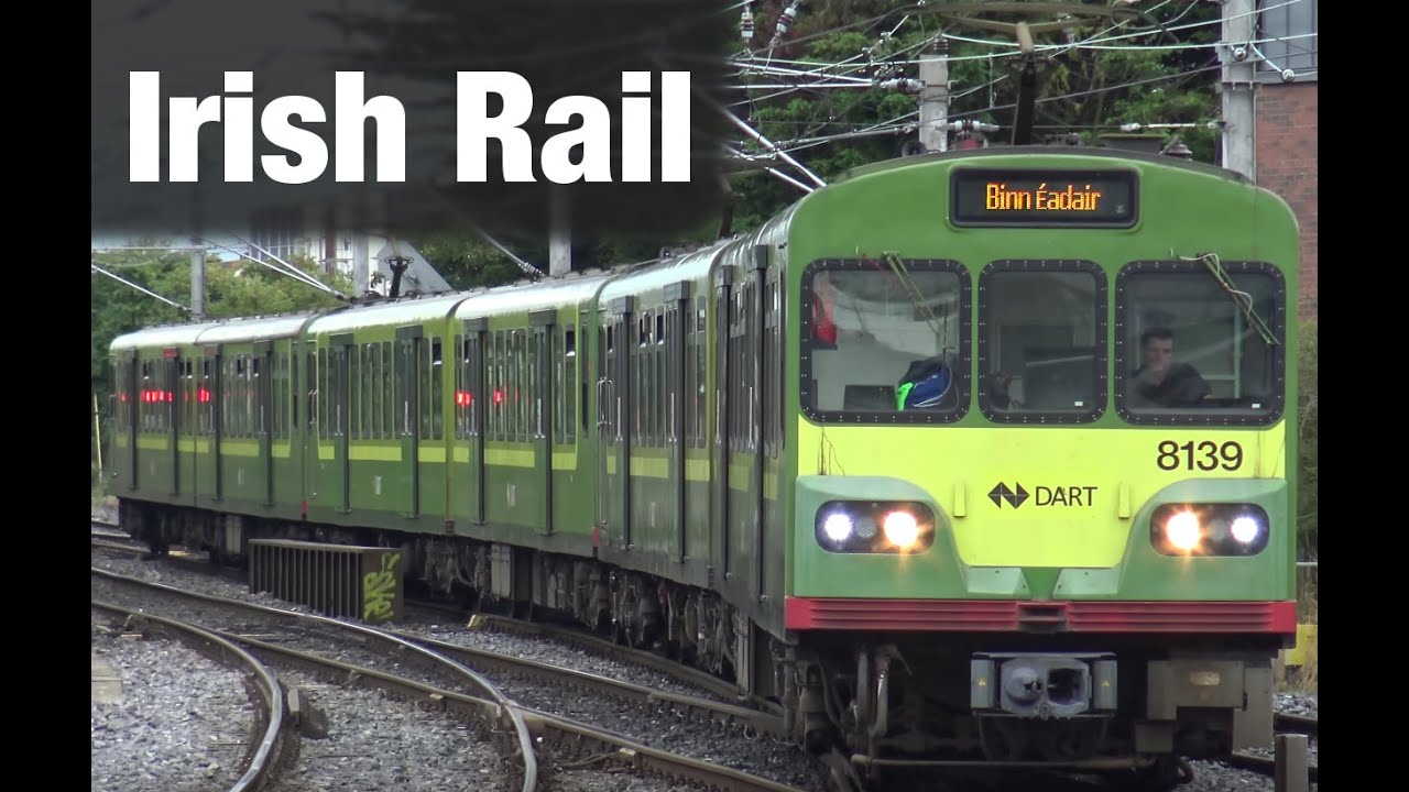 ⁴ᴷ Irish Rail action at Howth Junction in Dublin, Ireland