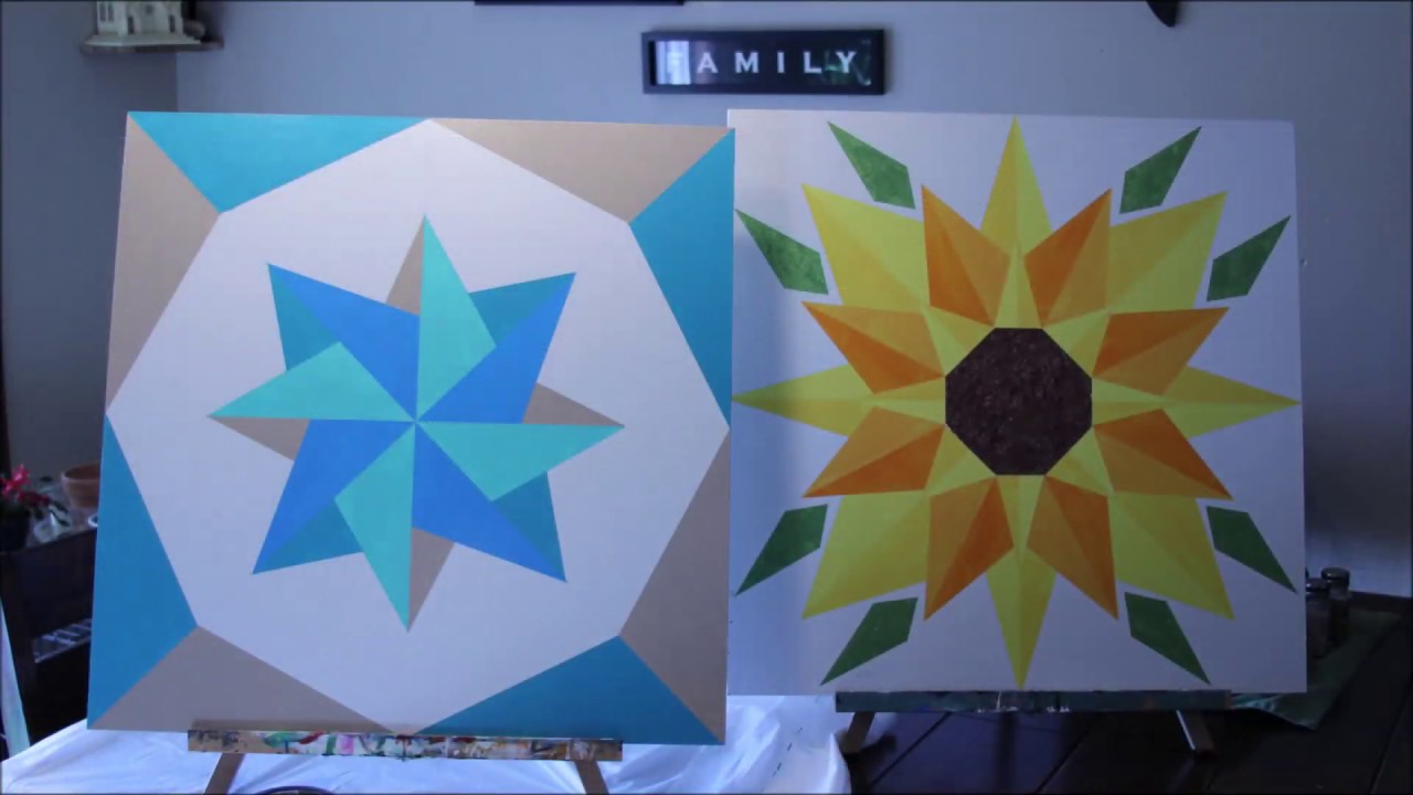 How to paint a barn quilt (part 2)