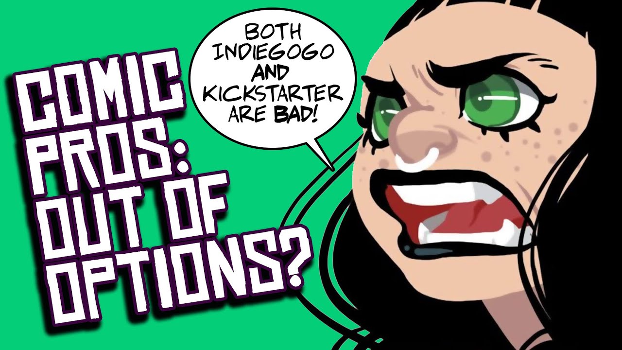 Comic Book Pros are Running Out of Options.