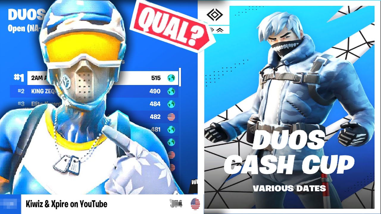 KIWIZ AND I COMPETED in THE MOST INTENSE DUO CASH CUP before FNCS in Chapter 5 Fortnite (CRAZY)