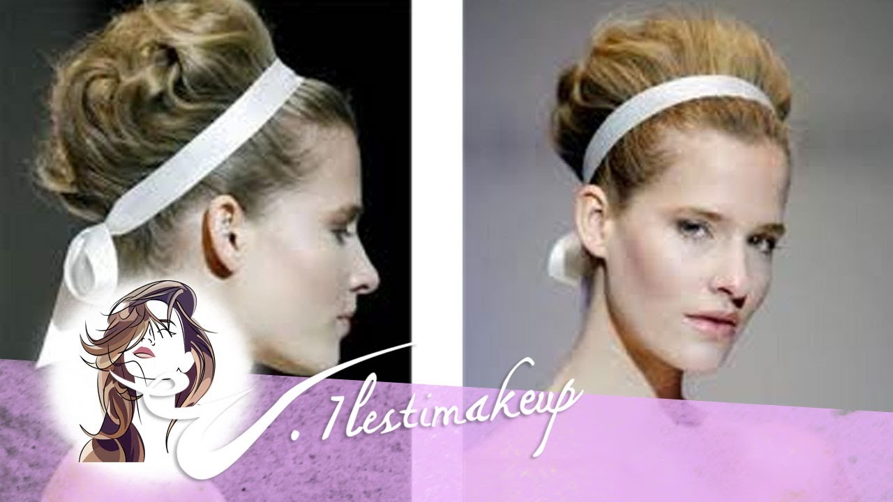 Recogido de novia alto con cinta - Pedido Fernanda