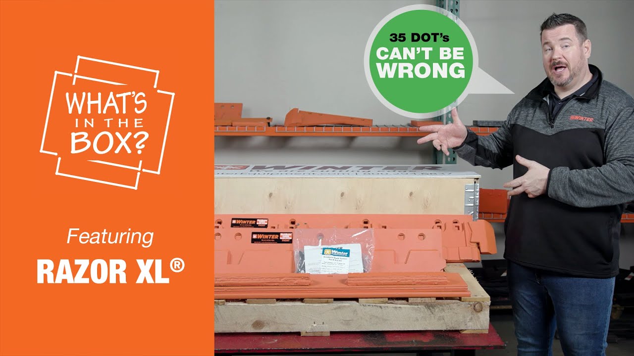 What's in the Box? | Razor&reg; XL Carbide Snow Plow Blade Cutting Edge System
