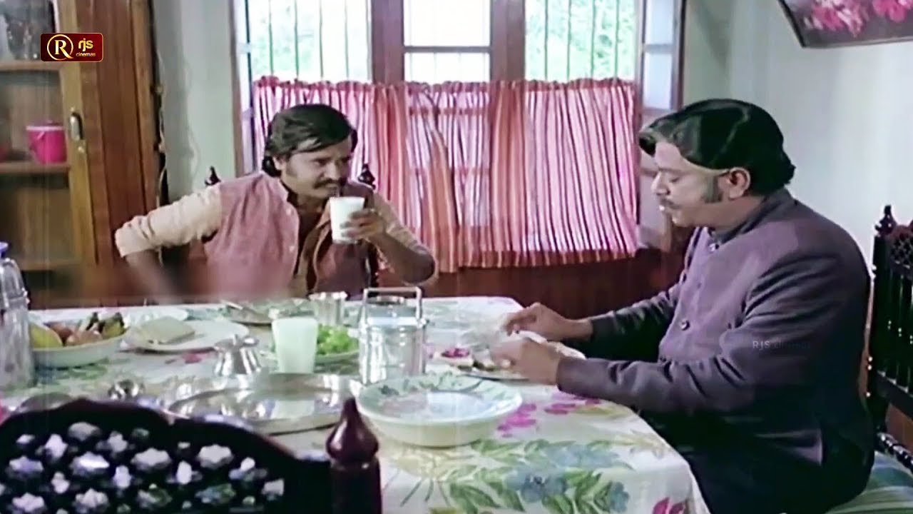 பால் பாயாசம் சாப்டு சும்மா ஜம்முன்னு இருக்கும்  நா சக்கரைப்பொங்கல் சாப்ட்டுகுற #rajinikanth