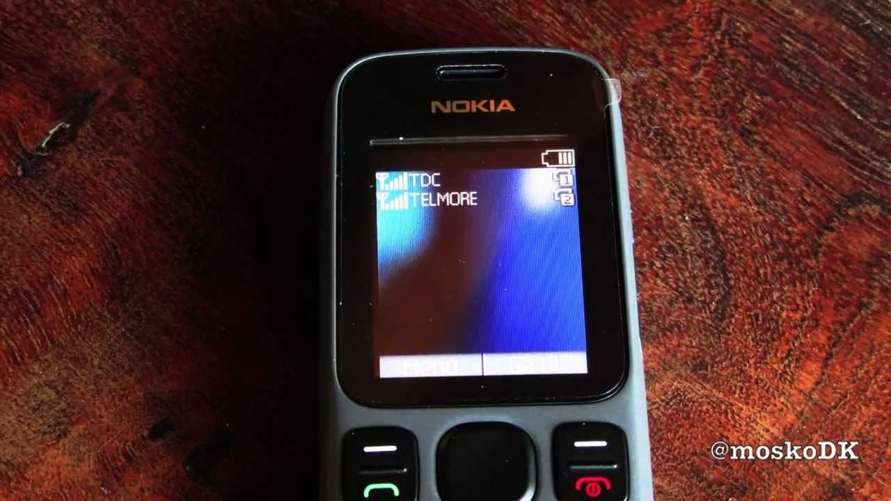 Распаковка Nokia 101 с двумя SIM-картами и обзор ОС