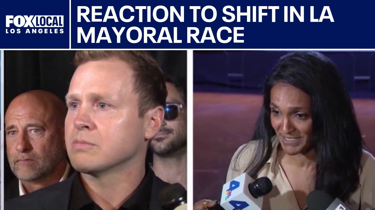 Reaction to shift in LA mayoral race