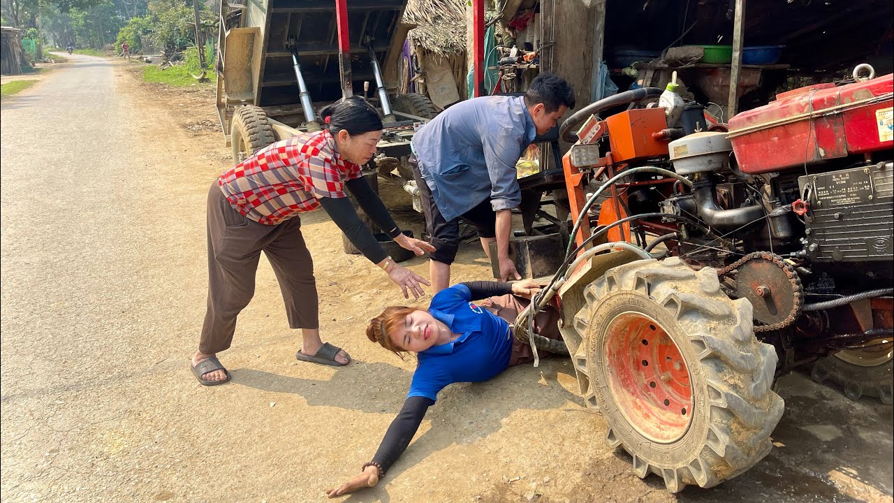 The challenge of the girl who changed the tractor shaft