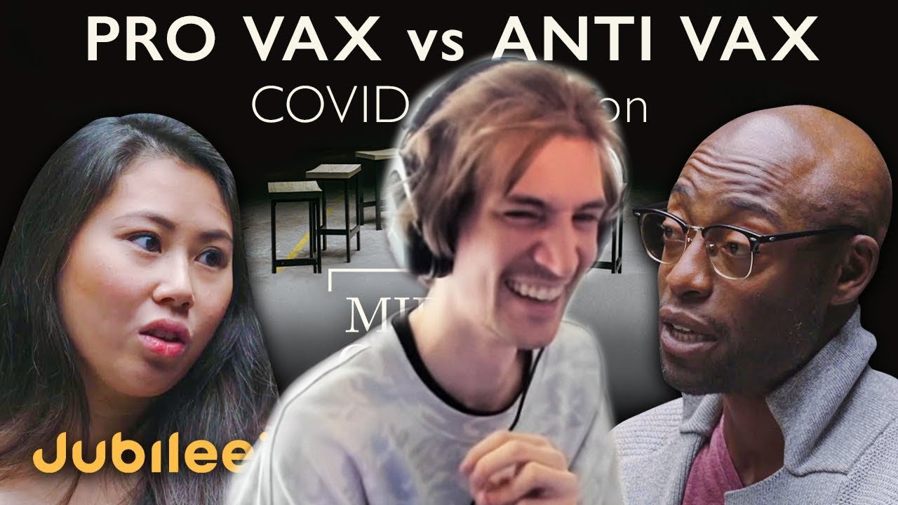xQc Reacts to Should Everyone Get the COVID-19 Vaccine? Pro Vax vs Anti Vax