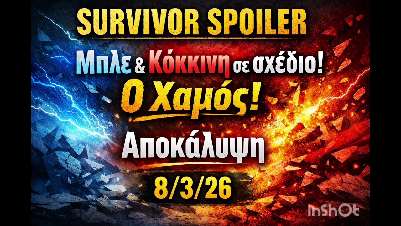 SURVIVOR SPOILER 8/3: ΑΠΟΚΑΛΥΨΗ - ΤΟ ΣΧΕΔΙΟ ΜΠΛΕ ΚΑΙ ΚΟΚΚΙΝΩΝ !!