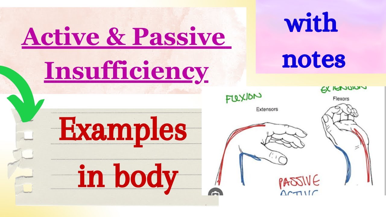 Active and Passive insufficiency