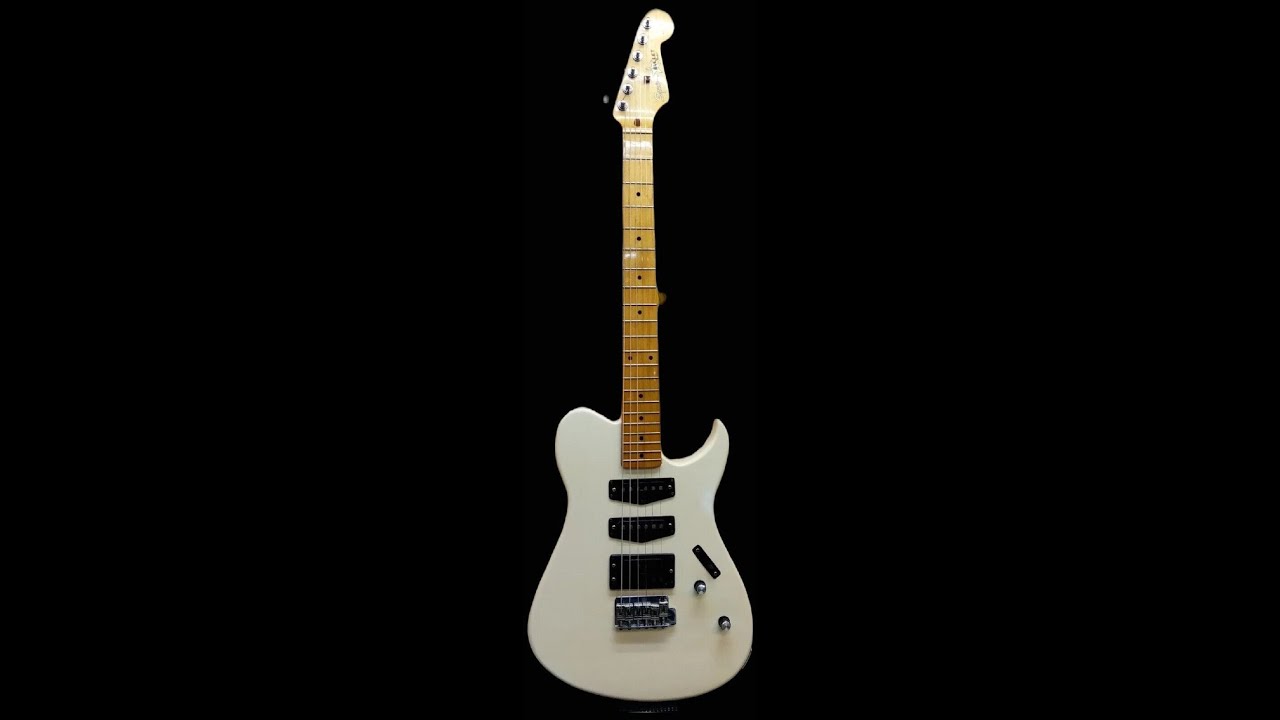 '86 Squier Bullet 1/Hybrid-Stat-Tele/My 1st Guitar Model/White to Blue Colorshift w/EMG's, Perfect?