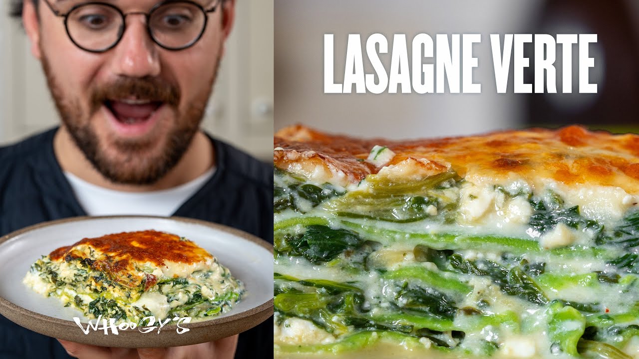Ma recette de lasagne ricotta & épinards (100% verte) ! 🍃🔥