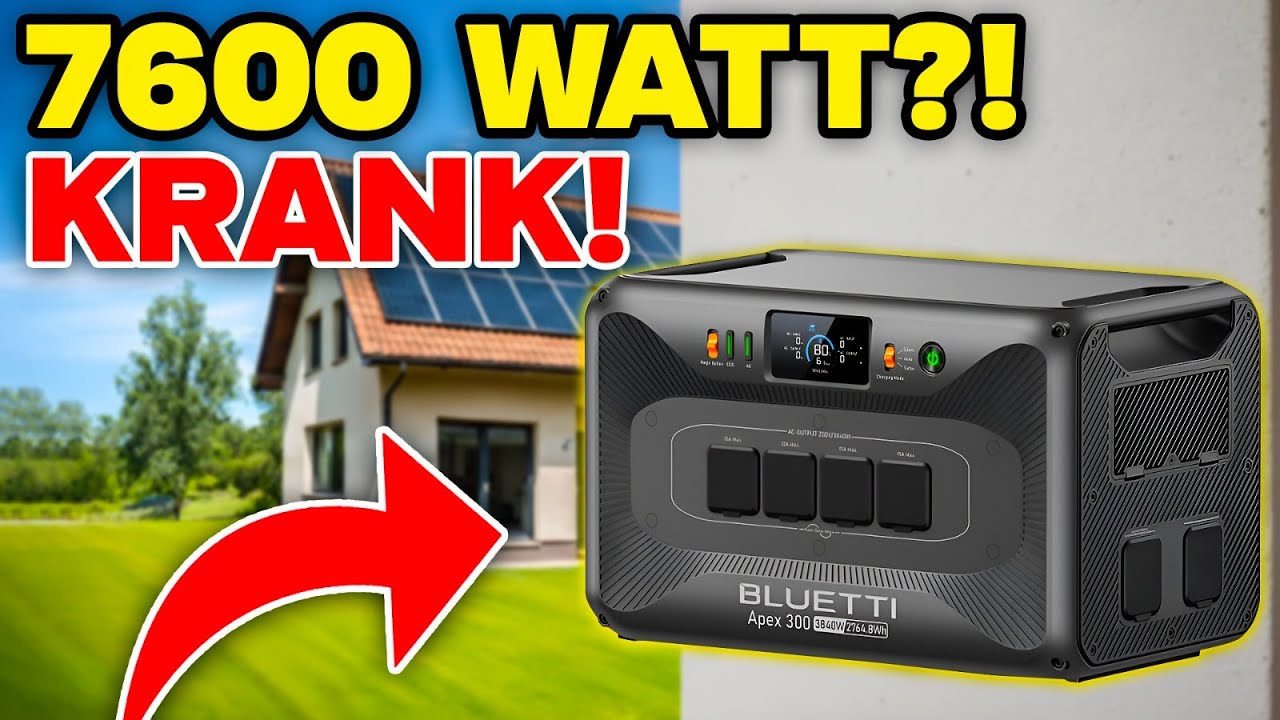 Bluetti Apex 300: Dieses Biest kennt kein Limit!