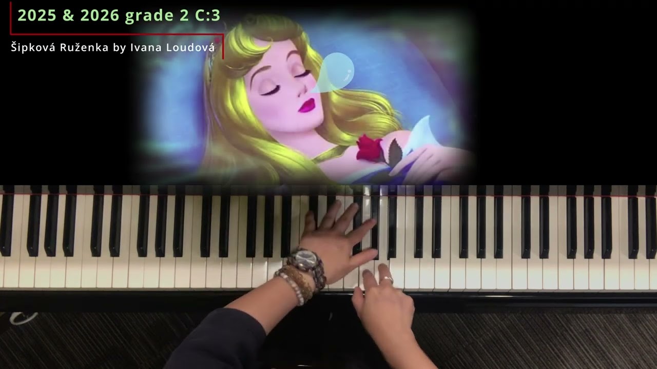 ABRSM Piano 2025 & 2026 Grade 2 C3 - Šipková Ruženka by Ivana Loudová