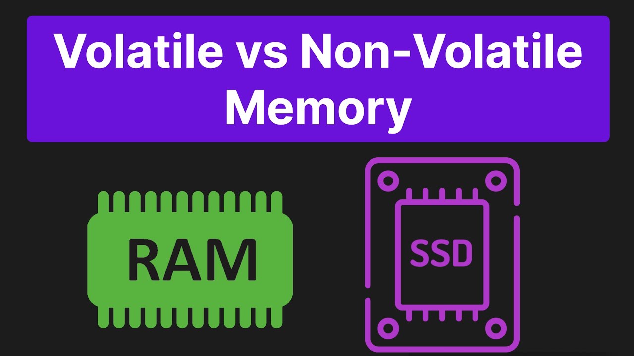 Volatile vs Non-Volatile Memory | Simply Explained