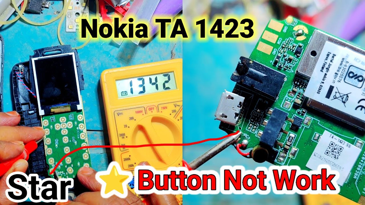 Nokia TA 1423 Keypad Star Not Work Problem | Nokia 105 Keypad Problem_Nokia 105 All Keypad Solution
