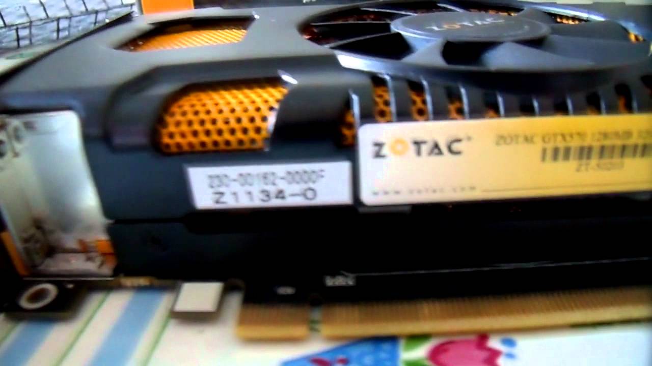 Unboxing My new Zotac Geforce GTX 570