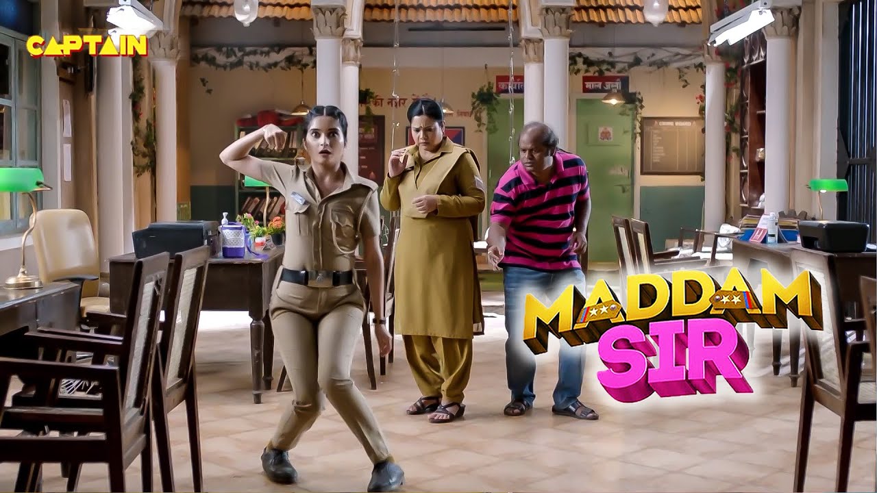 संतोष  शर्मा ने की उलटे पैर वाली चुड़ैल की एक्टिंग | Maddam Sir | Full Episode |