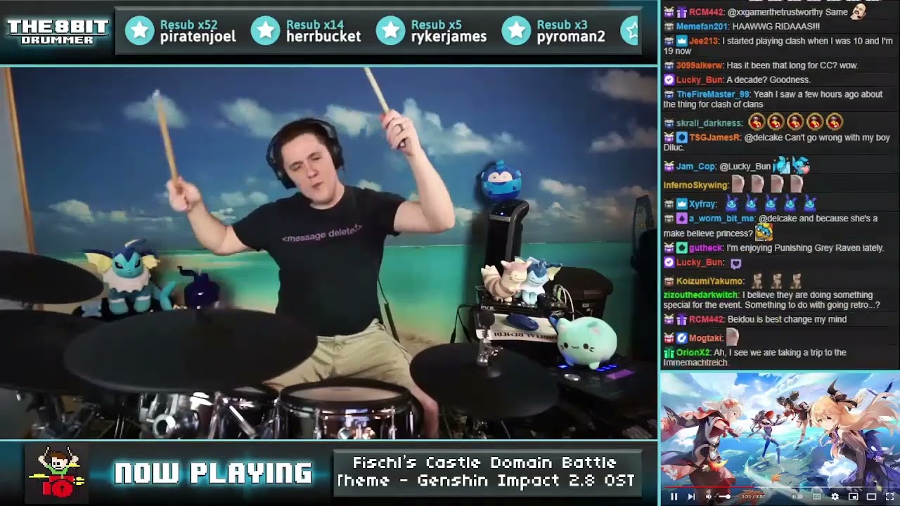 The8BitDrummer plays 