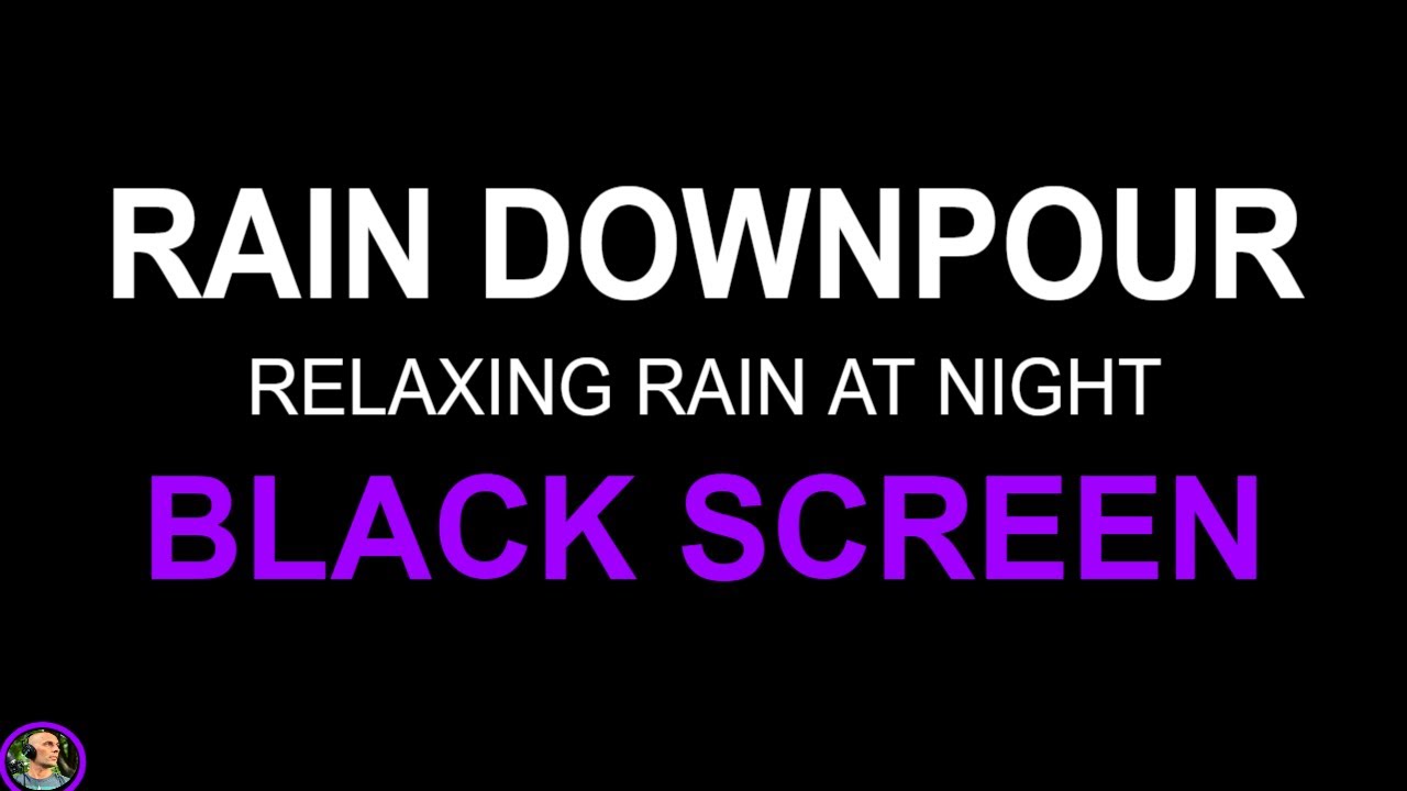 Soothing Relaxation, Pure Sleeping Rain Sounds, Black Screen Rain No Thunder, Sleep Aid Rain Sounds
