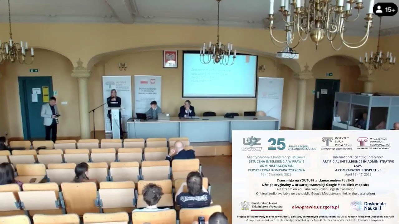 International Scientific Conference ARTIFICIAL INTELIGENCE IN ADMINISTRATIVE LAW UZ 16.04.2026 DAY 1