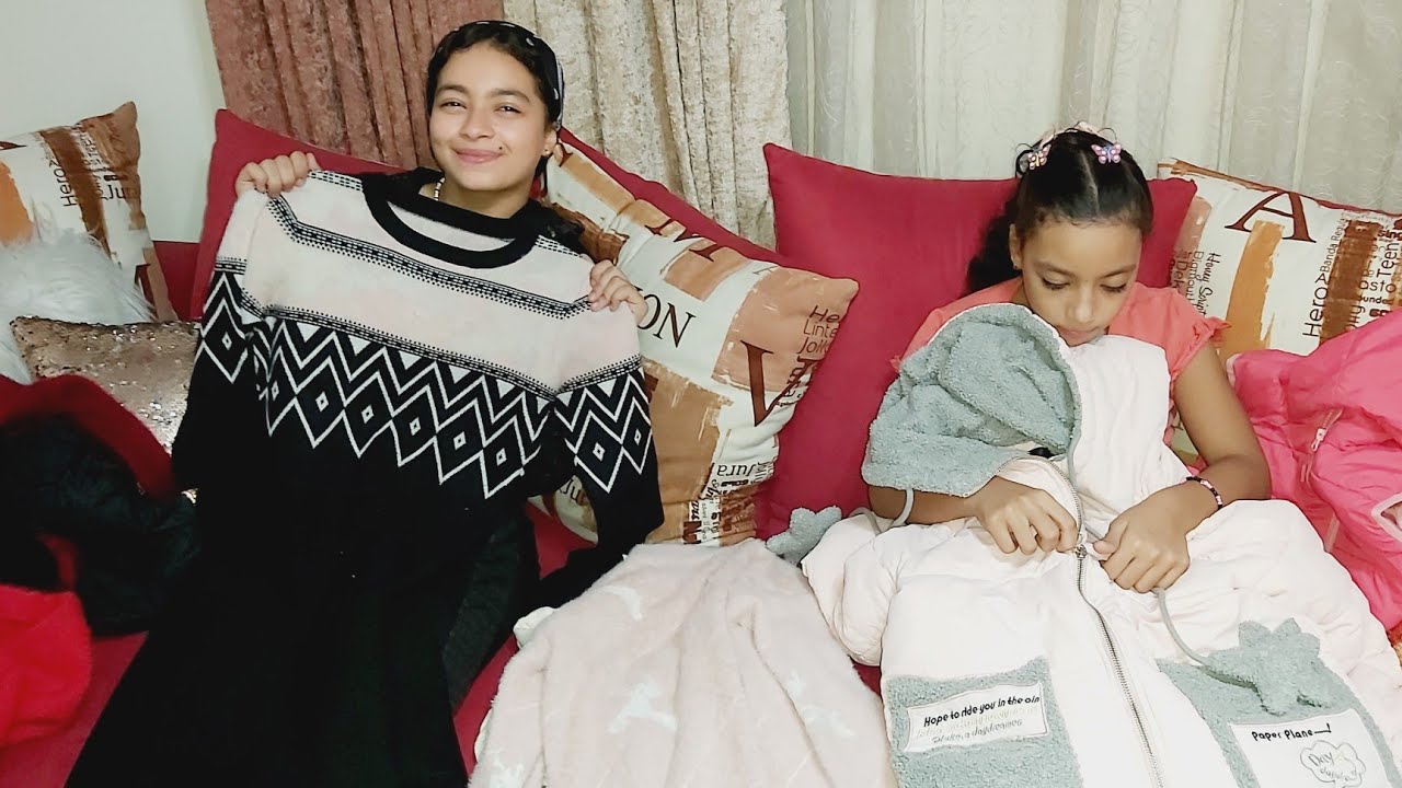 مشتريات ملابس الشتا🧣🧤بأسعار تحفة🥰محتاجين رأيكم بسرعة🎶🎵