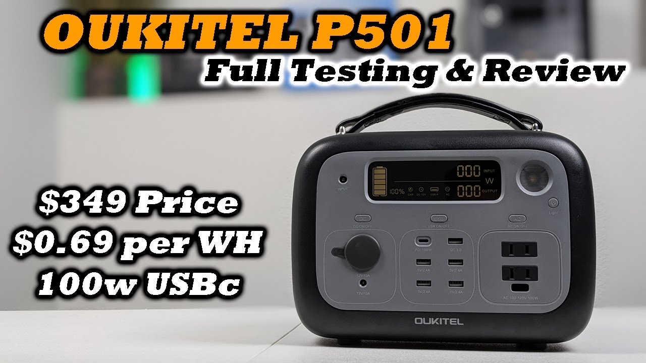 OUKITEL P501 - Is this BUDGET PPS a keeper?! 500wh Lithium PPS - Cheap and Effective!