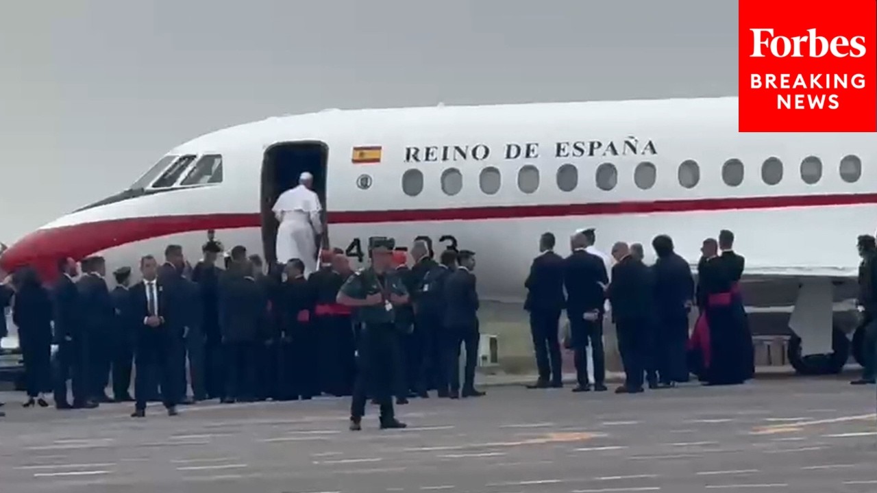Pope Leo XIV Borrows Spanish King's Plane To Return To Vatican After Engine Issues On Papal Aircraft
