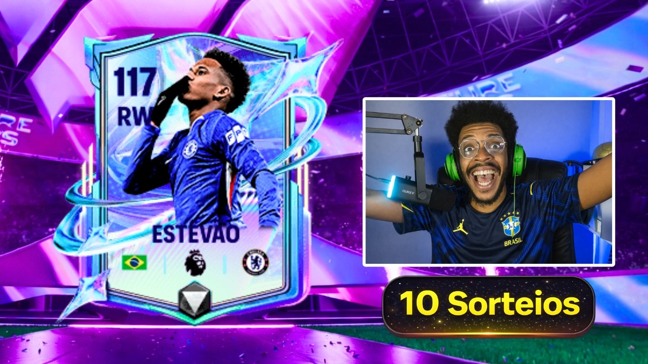 DEU BOM!? GASTEI MAIS DE 90 MIL JOIAS P/ TRAZER O SUPER ESTEVÃO 117! - FC MOBILE