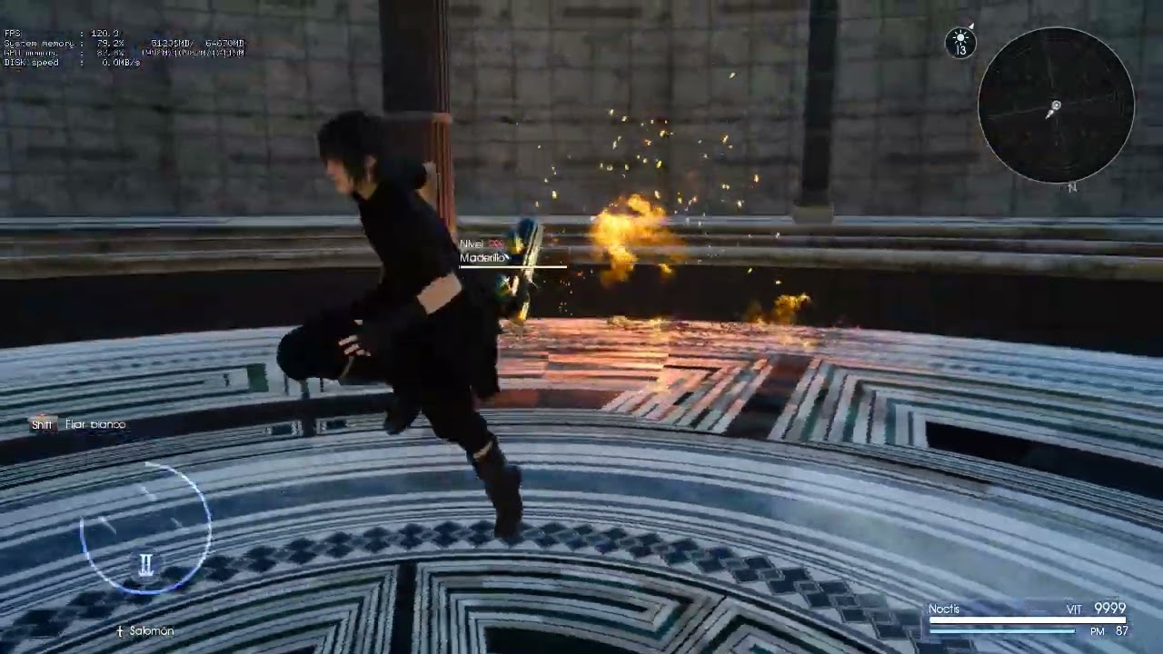 Final Fantasy XV PC Sword of the Wise combos ⬅️⬆️➡️