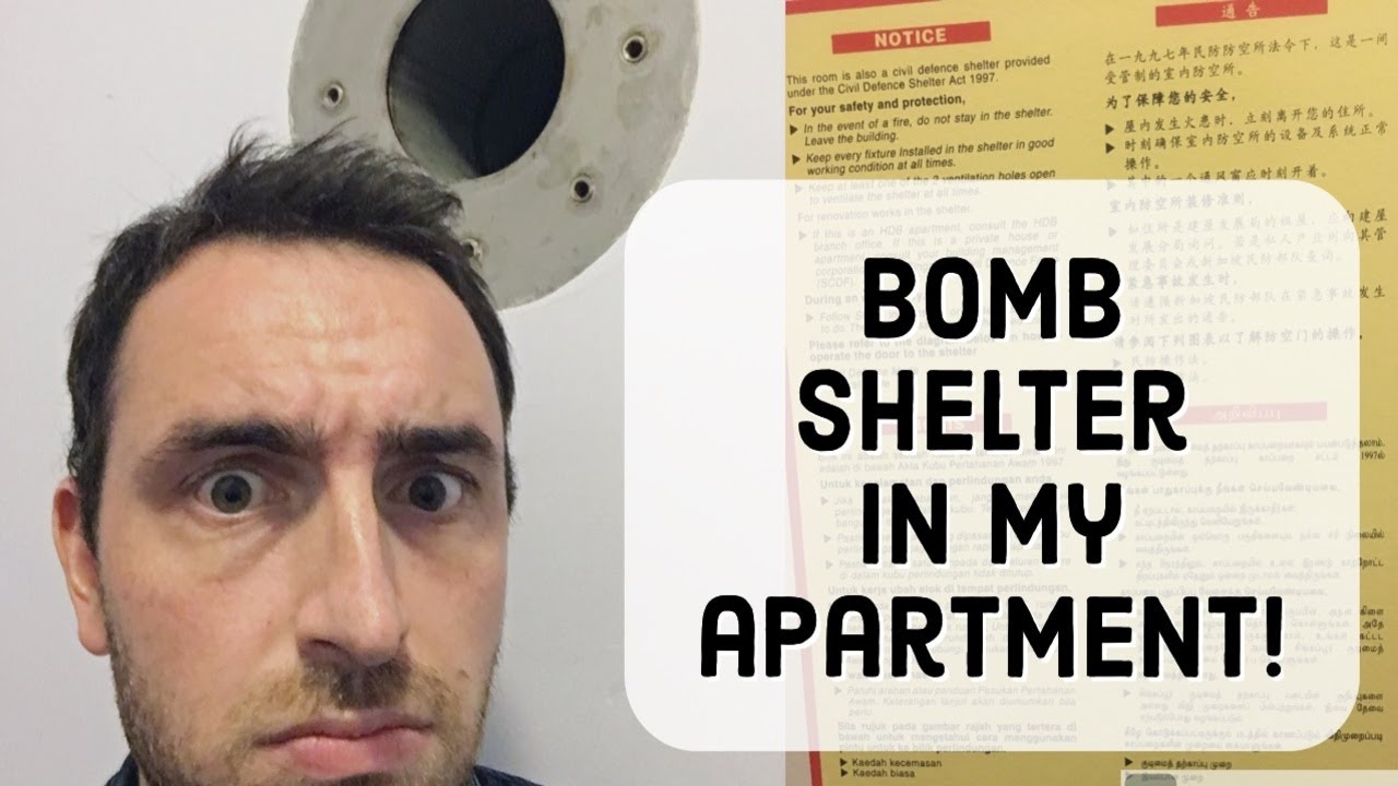 🤔 Why does my apartment have a bomb shelter?! Singapore Vlog