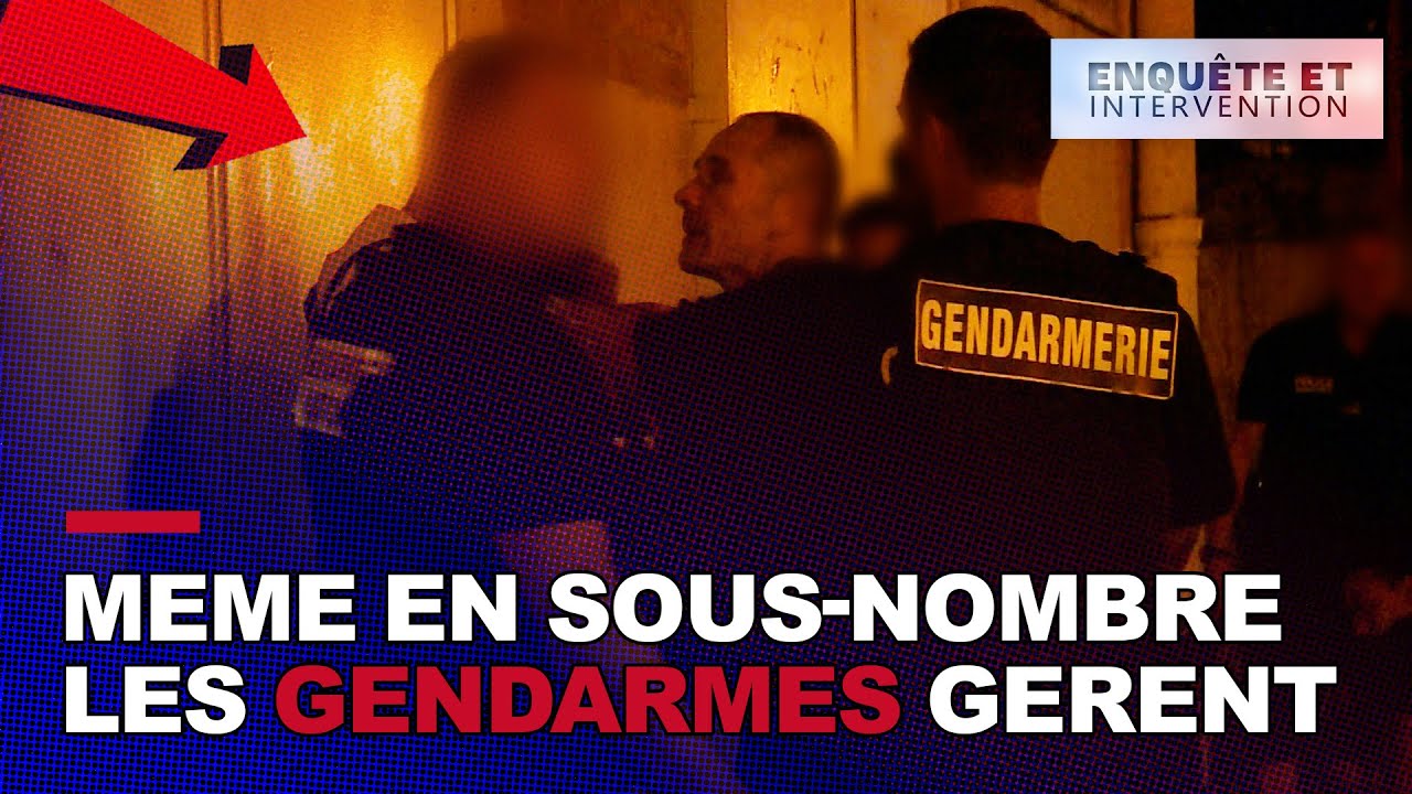 En sous-effectif, les GENDARMES g&egrave;rent une situation TR&Egrave;S TENDUE.
