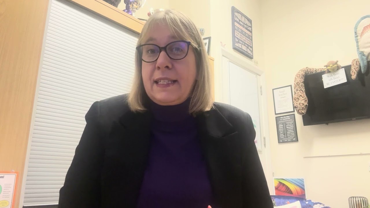 A message from Mrs Savidge