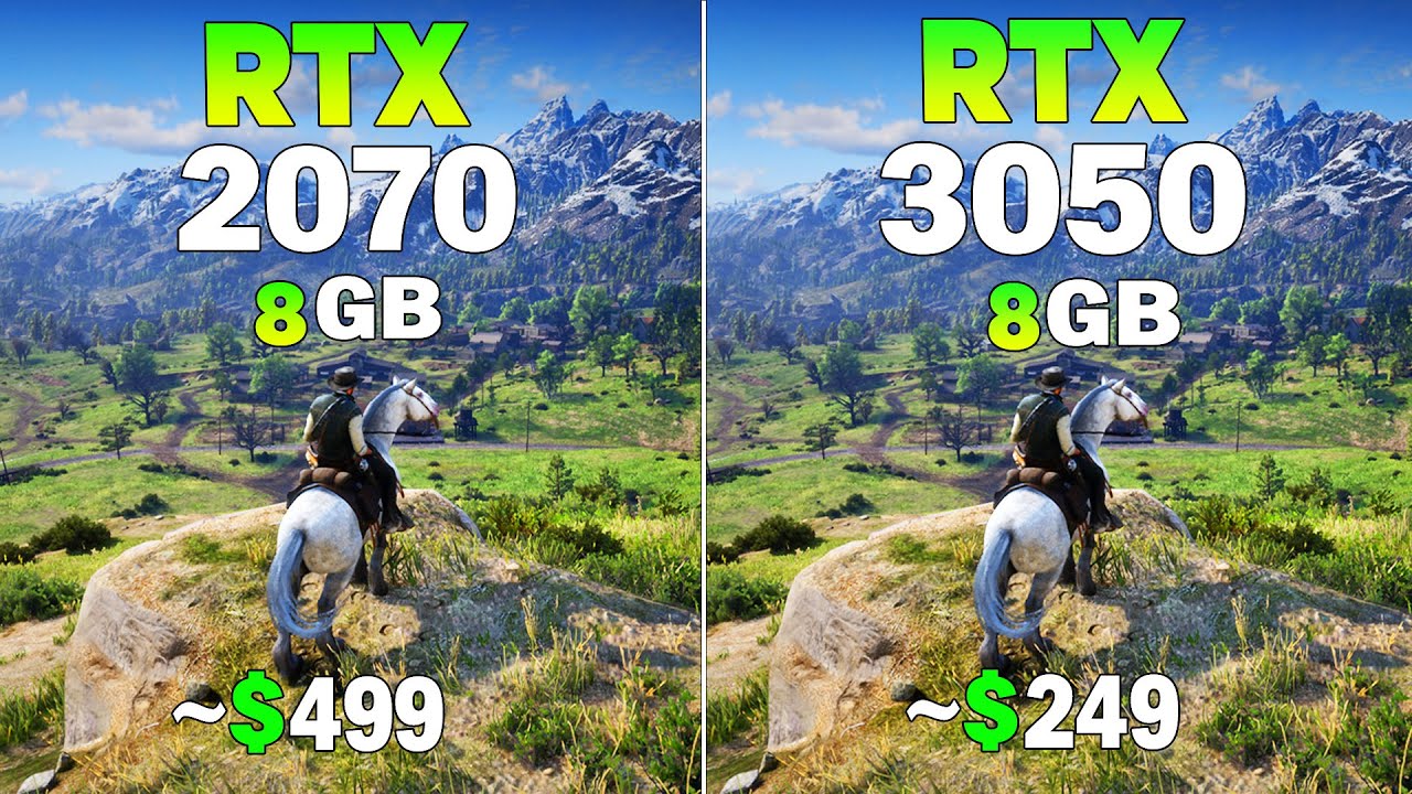 RTX 2070 vs RTX 3050 - Test in 8 Games
