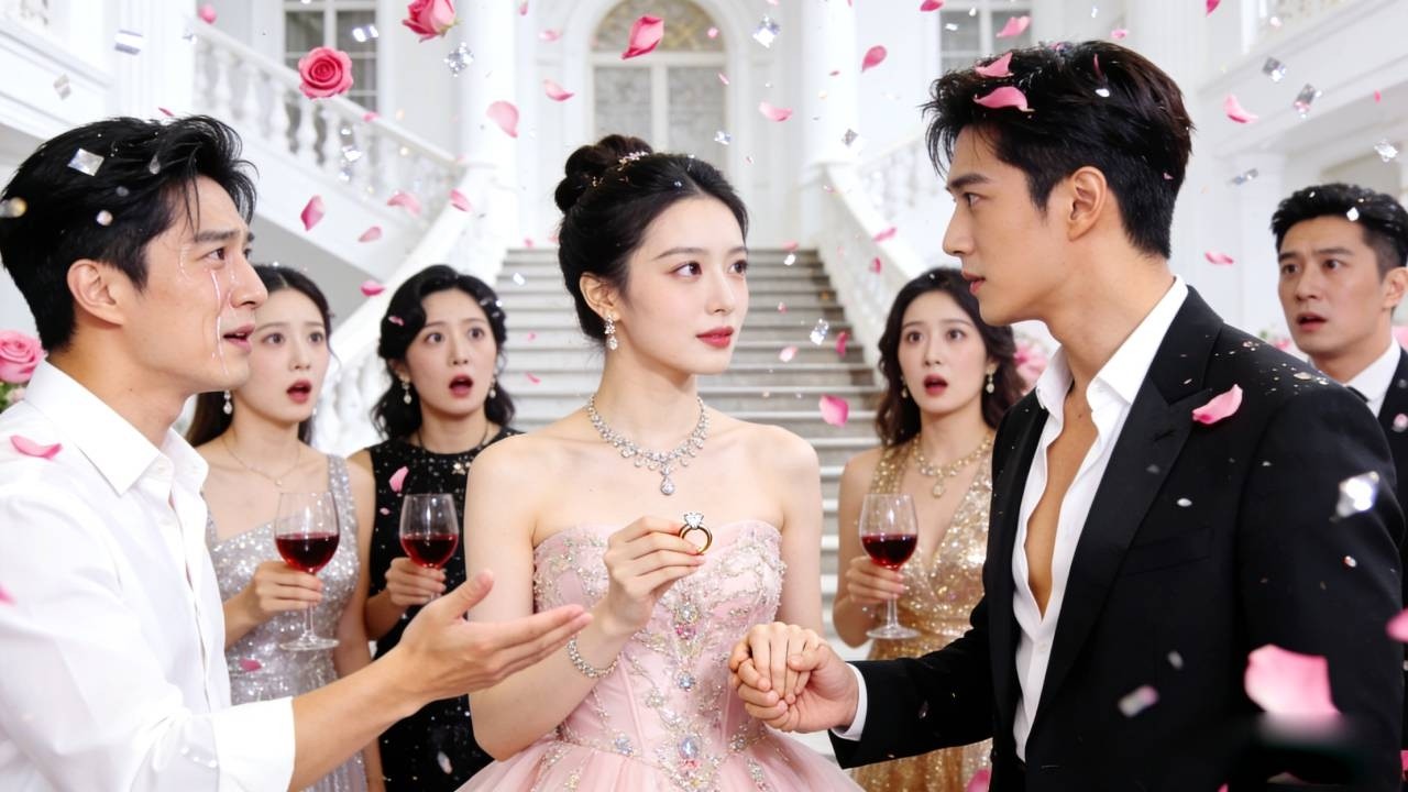 💔精心準備求婚驚喜，卻親眼目睹未婚夫親吻白月光！她反手拉過頂級總裁狠狠吻下去——卻不知他暗戀她多年，如今把她寵上天！渣男跪求複合悔斷腸👑💘#短劇 #爱情 #drama