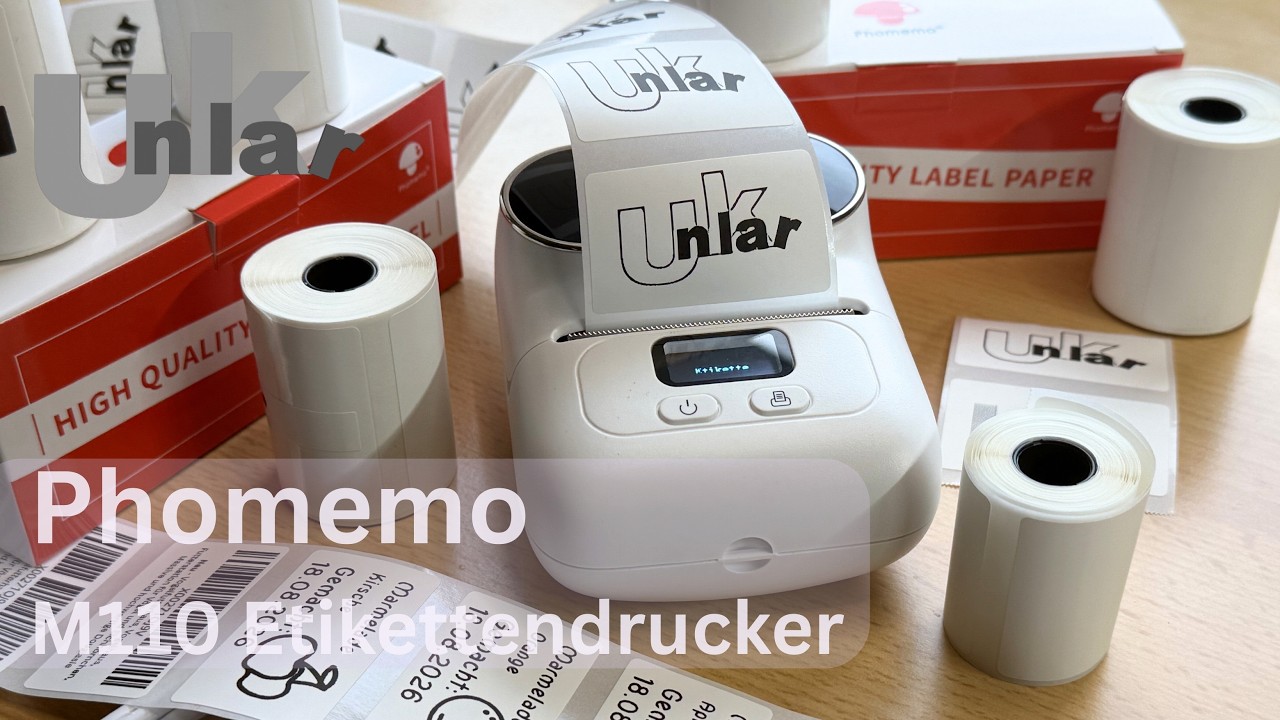 Phomemo M110 Bluetooth Etikettendrucker - Dieser Mini-Drucker hat mich echt überrascht! 😳