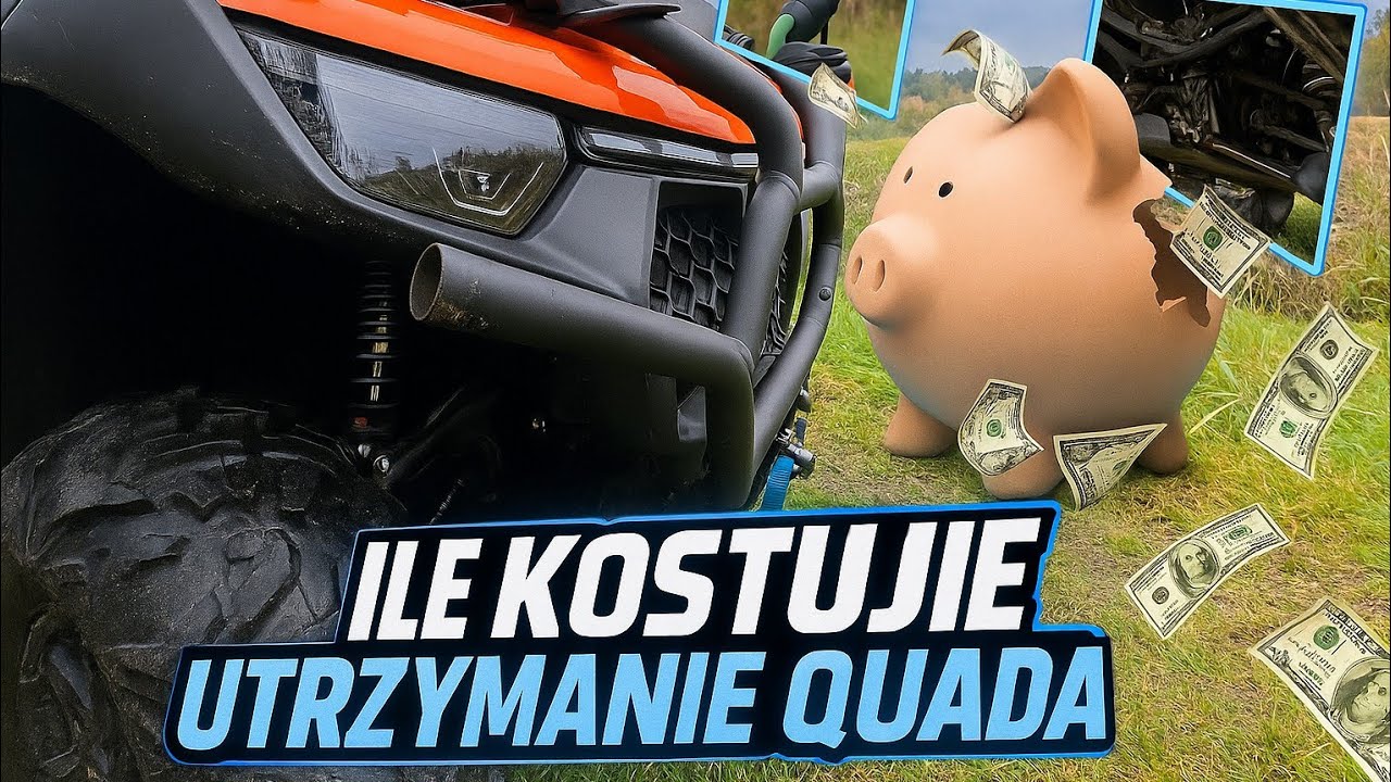 Ile kosztuje utrzymanie quada? Spalanie, opłaty, części..