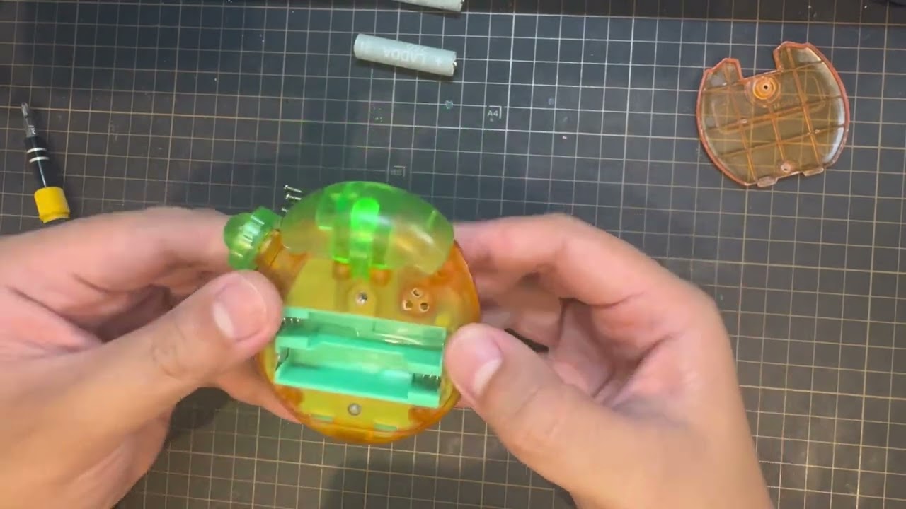 Shell replacement guide for Tamagotchi Paradise with Markeys Artisan custom shell